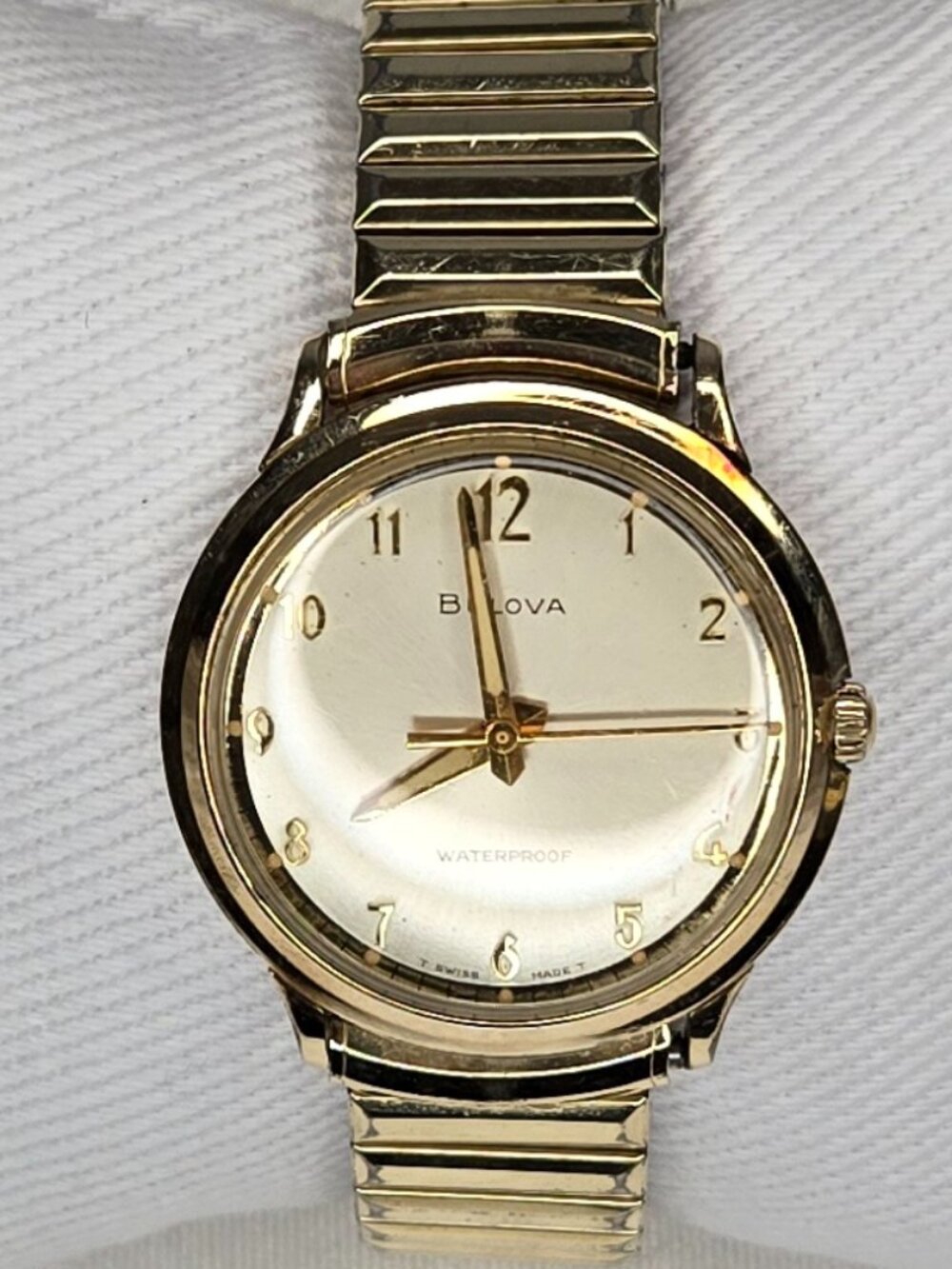 Bulova Vintage 10K Gold Plate Manual Wind Wristwatch